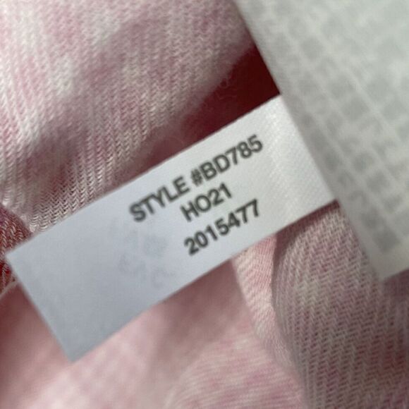 J CREW Shirt Womens 4 Pink Plaid Double-Weave Cotton Button-Up Classic-Fit - Picture 9 of 9